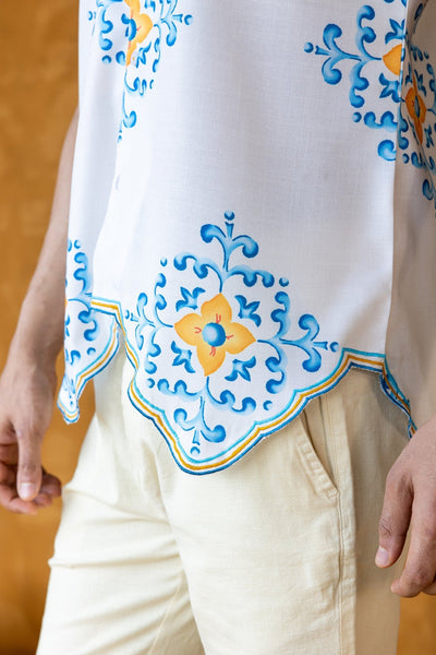 Azure Designer Shirt
