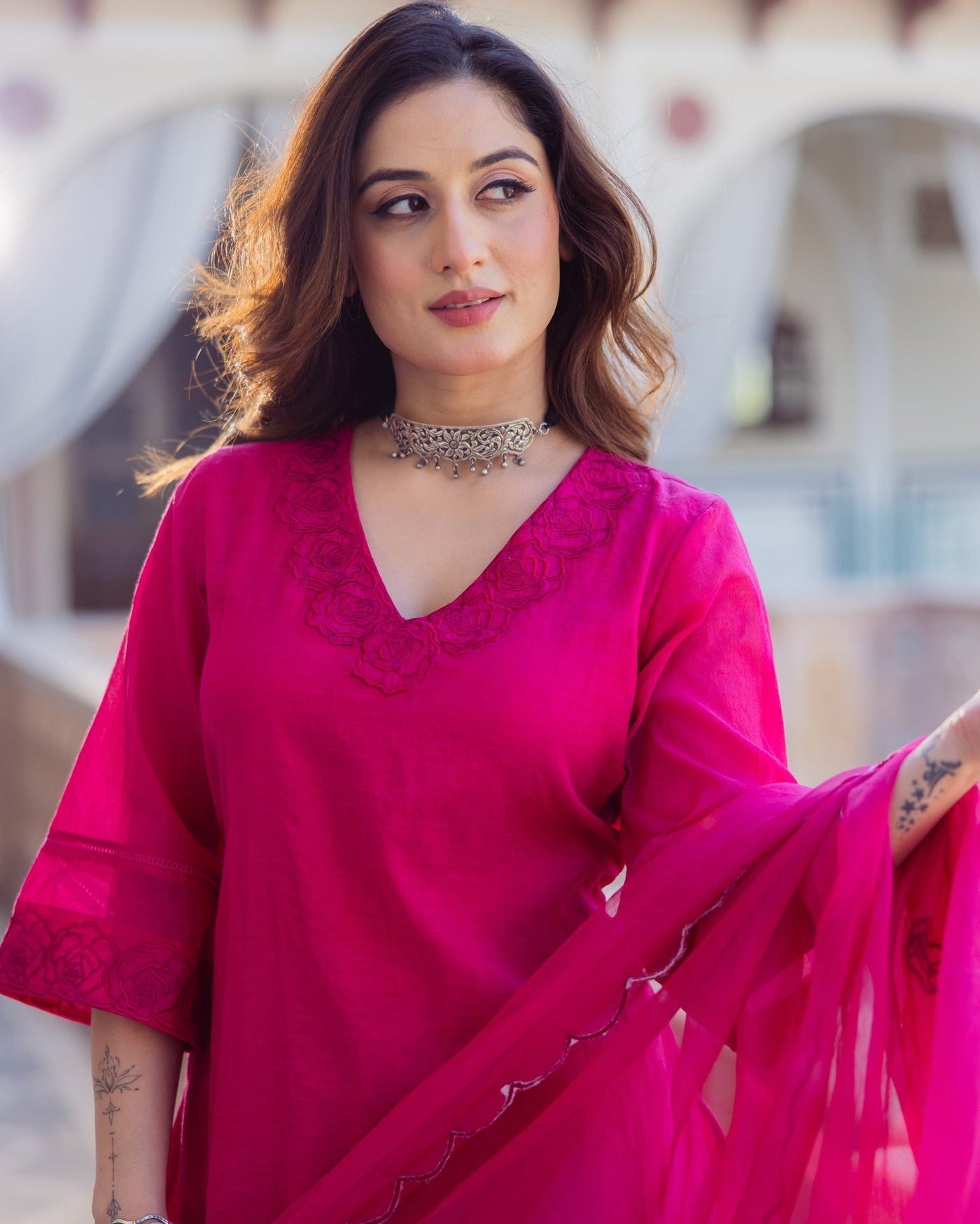 Hanya Embroidered 3 Piece