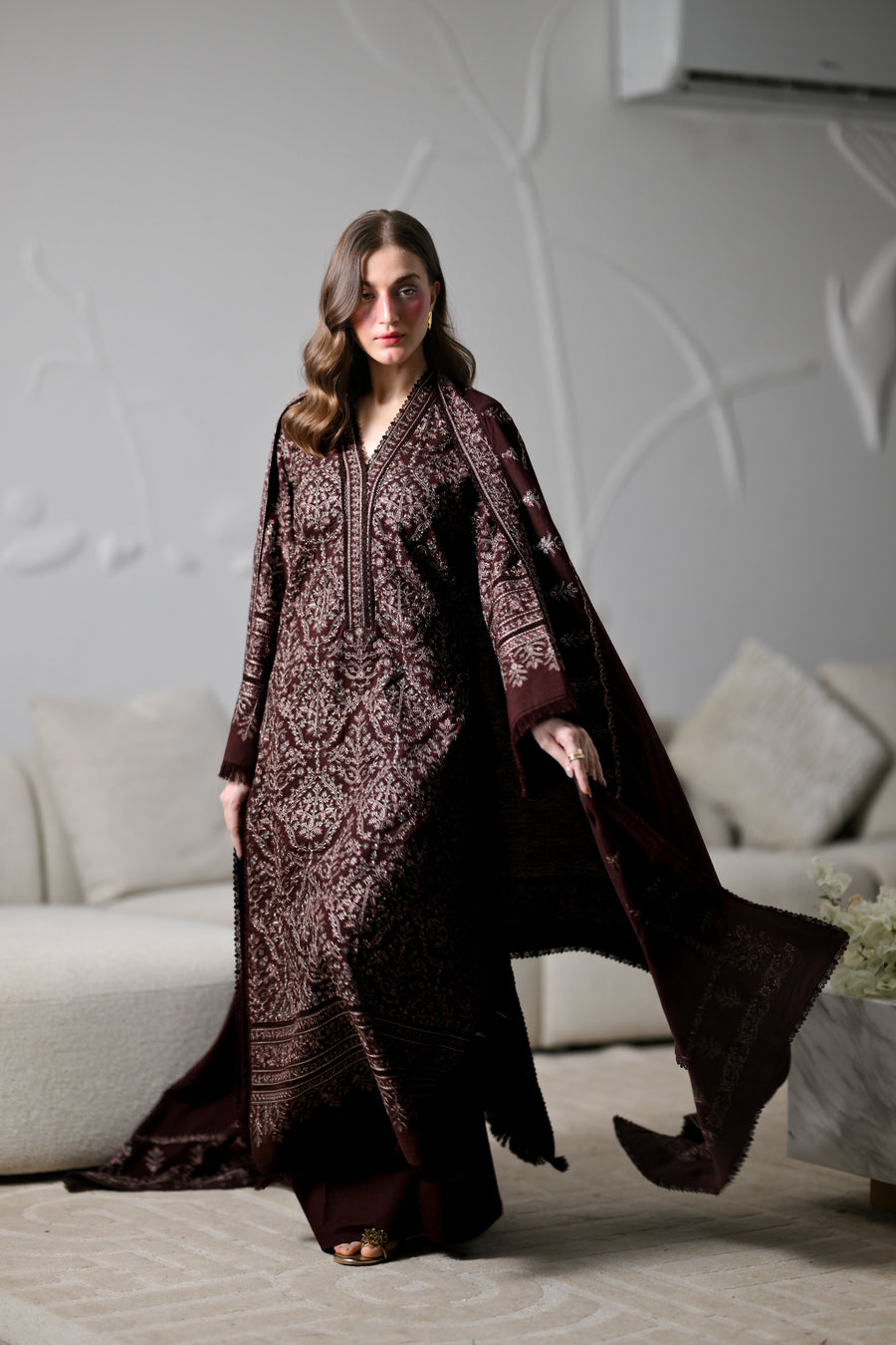 Mira Embroidered 3Pc
