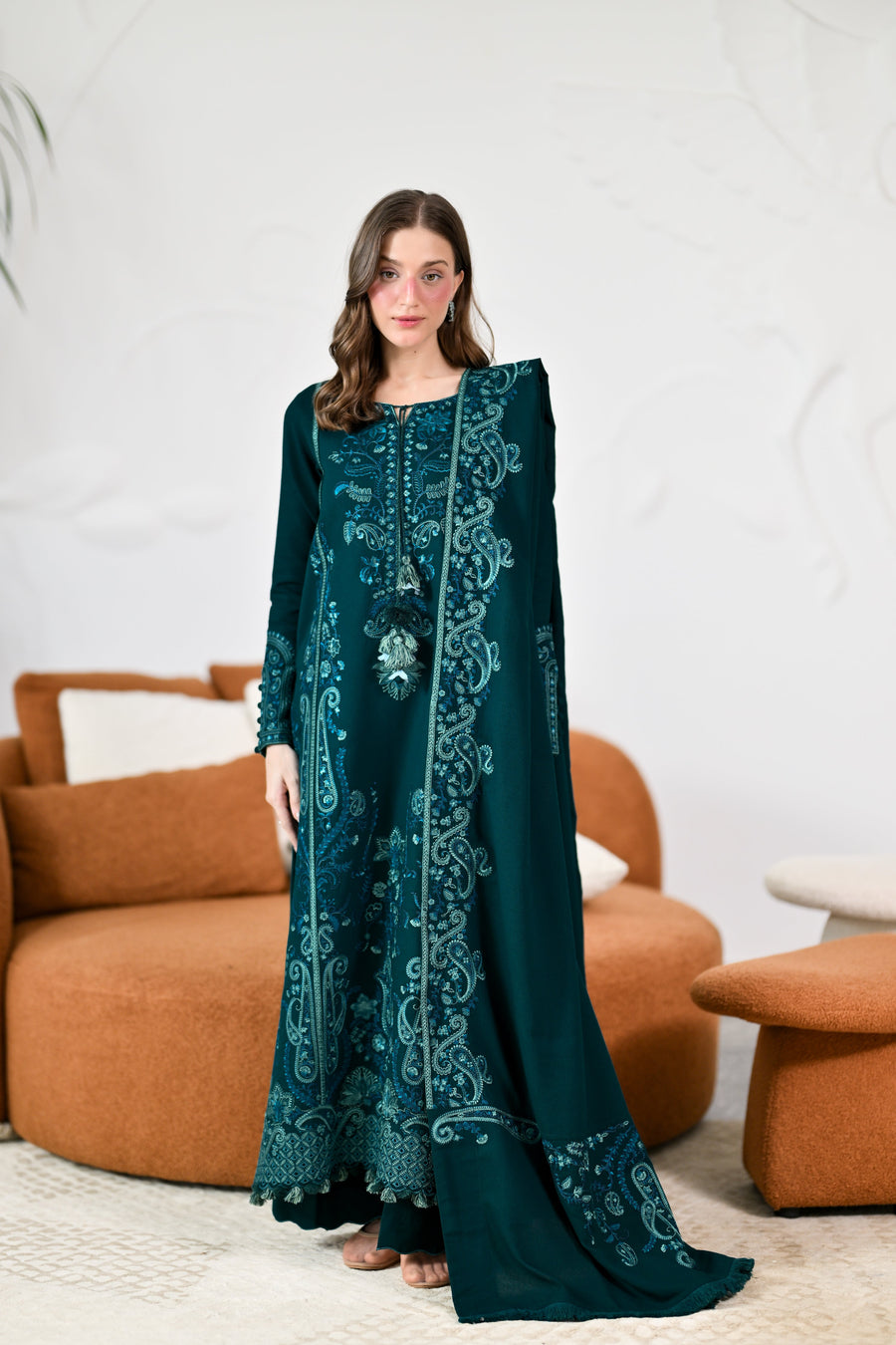 Ayra Embroidered 3Pc