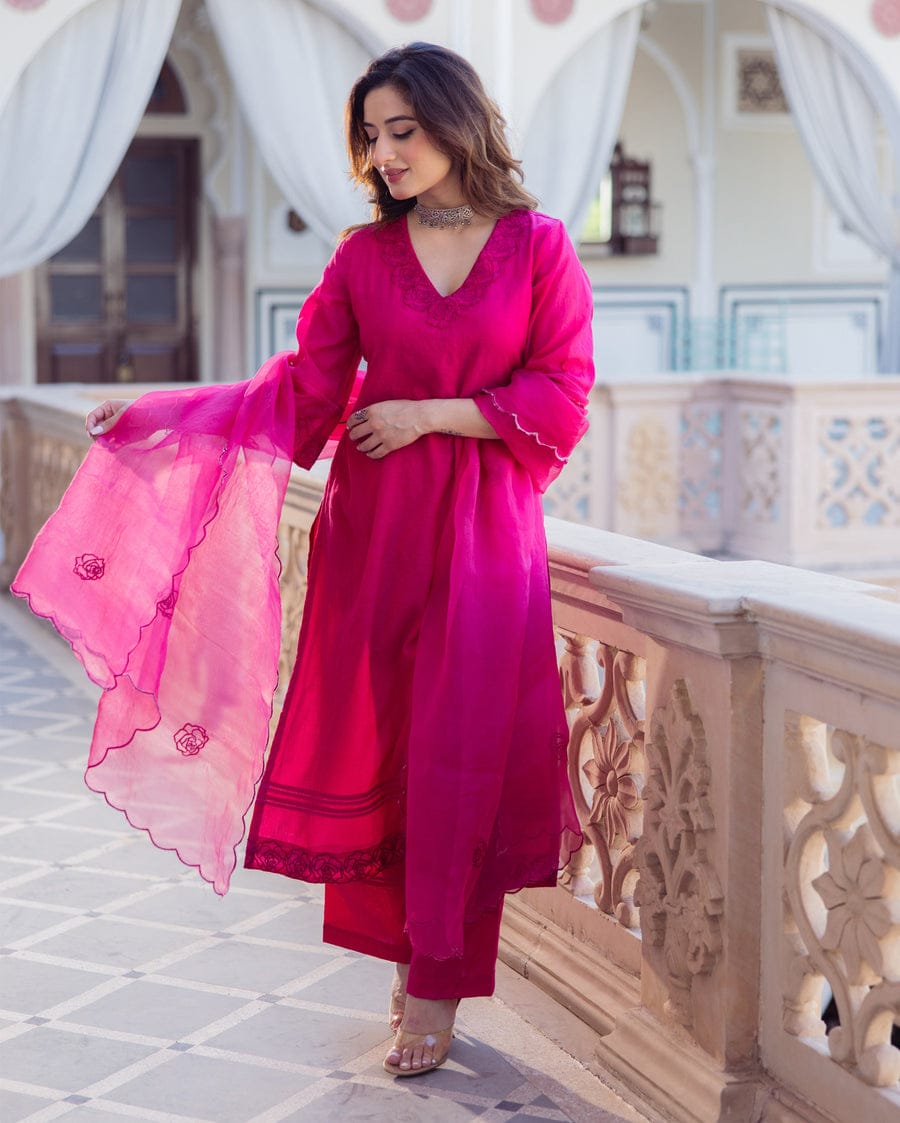 Hanya Embroidered 3 Piece