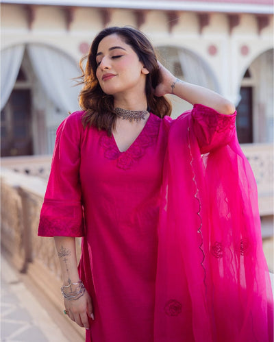 Hanya Embroidered 3 Piece